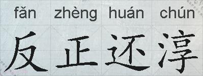 反正还淳的拼音