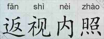返视内照的拼音
