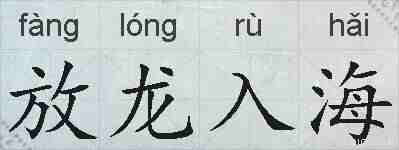 放龙入海的拼音