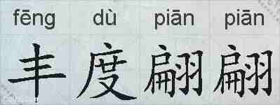 丰度翩翩的拼音