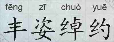 丰姿绰约的拼音