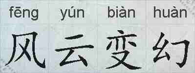 风云变幻的拼音
