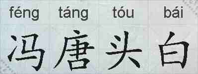 冯唐头白的拼音