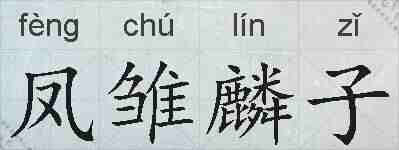 凤雏麟子的拼音