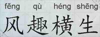 风趣横生的拼音