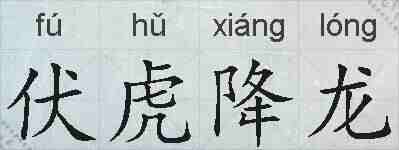 伏虎降龙的拼音