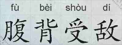 腹背受敌的拼音
