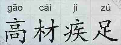 高材疾足的拼音