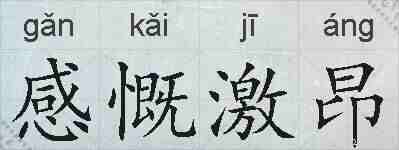 感慨激昂的拼音
