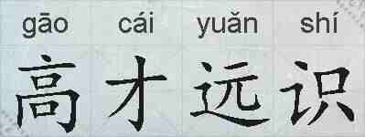 高才远识的拼音