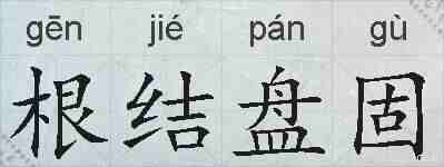 根结盘固的拼音