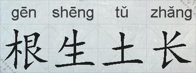 根生土长的拼音