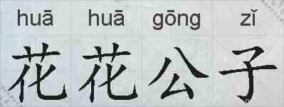 花花公子的拼音
