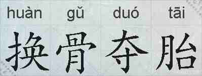 换骨夺胎的拼音