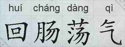 回肠荡气的拼音