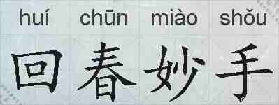 回春妙手的拼音