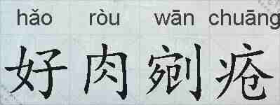 好肉剜疮的拼音