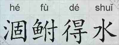 涸鲋得水的拼音