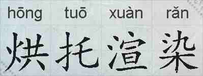 烘托渲染的拼音