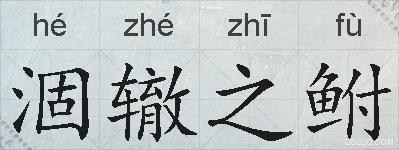 涸辙之鲋的拼音