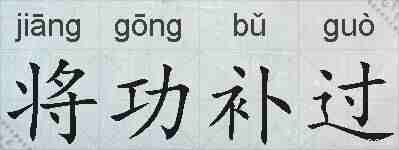 将功补过的拼音