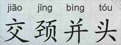 交颈并头的拼音