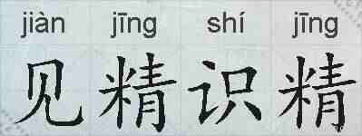 见精识精的拼音