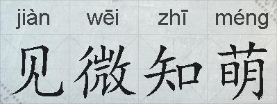 见微知萌的拼音