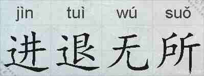 进退无所的拼音