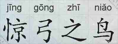 惊弓之鸟的拼音