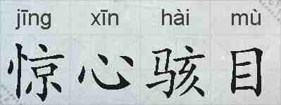 惊心骇目的拼音