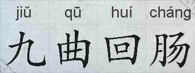 九曲回肠的拼音