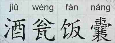 酒瓮饭囊的拼音