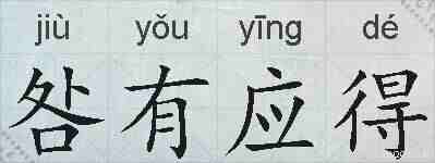 咎有应得的拼音
