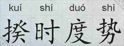 揆时度势的拼音