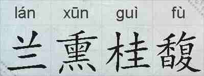兰熏桂馥的拼音