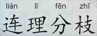 连理分枝的拼音