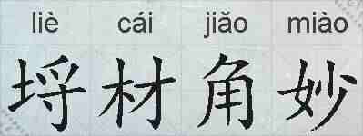 埒材角妙的拼音