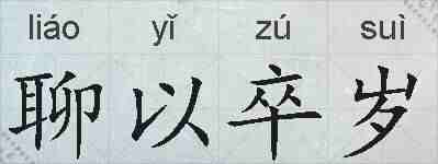 聊以卒岁的拼音