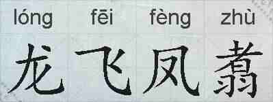 龙飞凤翥的拼音