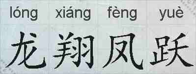 龙翔凤跃的拼音