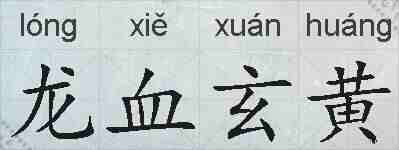 龙血玄黄的拼音