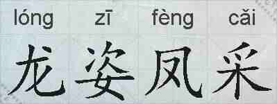 龙姿凤采的拼音