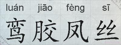 鸾胶凤丝的拼音
