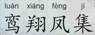 鸾翔凤集的拼音