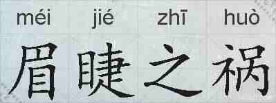 眉睫之祸的拼音