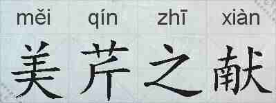 美芹之献的拼音