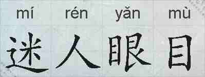 迷人眼目的拼音