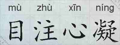 目注心凝的拼音