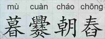 暮爨朝舂的拼音
